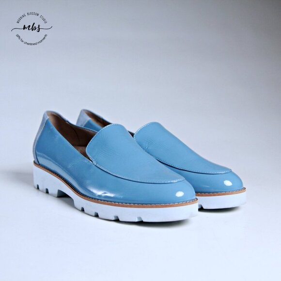 Vionic Kensley Lug Sole Slip Ons Blue Women 11 - Picture 3 of 14